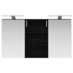 vidaXL Set kabinetov do kúpeľne s poličkou 3 pcs 90 x 10,5 x 50 cm – Obrázok 6