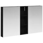 vidaXL Set kabinetov do kúpeľne s poličkou 3 pcs 100 x 10,5 x 60,5 cm – Obrázok 2