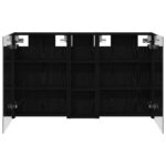 vidaXL Set kabinetov do kúpeľne s poličkou 3 pcs 100 x 10,5 x 60,5 cm – Obrázok 7