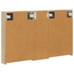 vidaXL Set kabinetov do kúpeľne s poličkou 3 pcs 100 x 10,5 x 60,5 cm – Obrázok 9