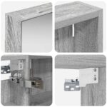 vidaXL Set kabinetov do kúpeľne s poličkou 3 pcs 100 x 10,5 x 60,5 cm – Obrázok 10
