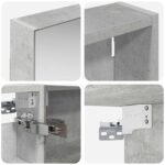 vidaXL Set kabinetov do kúpeľne s poličkou 3 pcs 110 x 10,5 x 60,5 cm – Obrázok 10