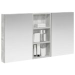 vidaXL Set kabinetov do kúpeľne s poličkou 3 pcs 110 x 10,5 x 60,5 cm – Obrázok 3