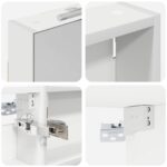 vidaXL Set kabinetov do kúpeľne s poličkou 3 pcs 110 x 10,5 x 60,5 cm – Obrázok 10