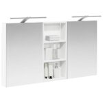 vidaXL Set kabinetov do kúpeľne s poličkou 3 pcs 110 x 10,5 x 60,5 cm – Obrázok 3