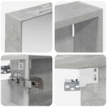 vidaXL Set kabinetov do kúpeľne s poličkou 3 pcs 110 x 10,5 x 60,5 cm – Obrázok 10
