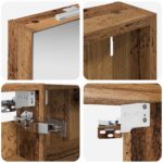 vidaXL Set kabinetov do kúpeľne s poličkou 3 pcs 110 x 10,5 x 60,5 cm – Obrázok 10
