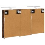 vidaXL Set kabinetov do kúpeľne s poličkou 3 pcs 110 x 10,5 x 60,5 cm – Obrázok 9