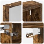 vidaXL Set kabinetov do kúpeľne s poličkou 3 pcs 120 x 10,5 x 60,5 cm – Obrázok 10