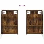 vidaXL Set kabinetov do kúpeľne s poličkou 3 pcs 120 x 10,5 x 60,5 cm – Obrázok 11