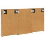 vidaXL Set kabinetov do kúpeľne s poličkou 3 pcs 120 x 10,5 x 60,5 cm – Obrázok 9