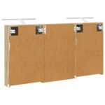 vidaXL Set kabinetov do kúpeľne s poličkou 3 pcs 120 x 10,5 x 60,5 cm – Obrázok 9