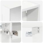 vidaXL Set kabinetov do kúpeľne s poličkou 3 pcs 120 x 14,5 x 70 cm – Obrázok 10