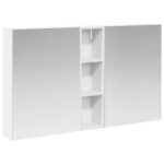 vidaXL Set kabinetov do kúpeľne s poličkou 3 pcs 120 x 14,5 x 70 cm – Obrázok 2