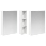 vidaXL Set kabinetov do kúpeľne s poličkou 3 pcs 120 x 14,5 x 70 cm – Obrázok 5