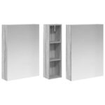 vidaXL Set kabinetov do kúpeľne s poličkou 3 pcs 120 x 14,5 x 70 cm – Obrázok 5