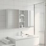 vidaXL Set kabinetov do kúpeľne s poličkou 3 pcs 130 x 14,5 x 70 cm