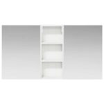 vidaXL Set kabinetov do kúpeľne s poličkou 3 pcs 130 x 14,5 x 70 cm – Obrázok 6