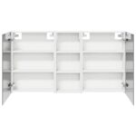 vidaXL Set kabinetov do kúpeľne s poličkou 3 pcs 130 x 14,5 x 70 cm – Obrázok 7