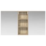 vidaXL Set kabinetov do kúpeľne s poličkou 3 pcs 130 x 14,5 x 70 cm – Obrázok 6