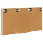 vidaXL Set kabinetov do kúpeľne s poličkou 3 pcs 130 x 14,5 x 70 cm – Obrázok 9