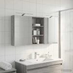 vidaXL Set kabinetov do kúpeľne 3 pcs 140 x 14,5 x 70 cm