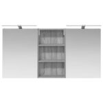 vidaXL Set kabinetov do kúpeľne 3 pcs 140 x 14,5 x 70 cm – Obrázok 6