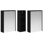 vidaXL Set kabinetov do kúpeľne 3 pcs 106 x 16 x 62,5 cm – Obrázok 5