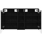 vidaXL Set kabinetov do kúpeľne 3 pcs 106 x 16 x 62,5 cm – Obrázok 7