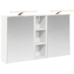 vidaXL Set kabinetov do kúpeľne 3 pcs 106 x 16 x 62,5 cm – Obrázok 2