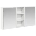 vidaXL Set kabinetov do kúpeľne 3 pcs 116 x 16 x 62,5 cm – Obrázok 2