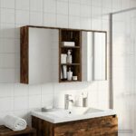 vidaXL Set kabinetov do kúpeľne 3 pcs 116 x 16 x 62,5 cm