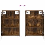 vidaXL Set kabinetov do kúpeľne 3 pcs 116 x 16 x 62,5 cm – Obrázok 11