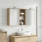 vidaXL Set kabinetov do kúpeľne 3 pcs 116 x 16 x 62,5 cm – Obrázok 4