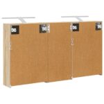 vidaXL Set kabinetov do kúpeľne 3 pcs 116 x 16 x 62,5 cm – Obrázok 9
