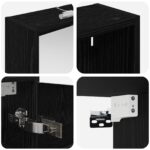vidaXL Set kabinetov do kúpeľne s poličkou 3 pcs 126 x 16 x 62.5 cm – Obrázok 10