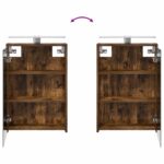 vidaXL Set kabinetov do kúpeľne s poličkou 3 pcs 126 x 16 x 62.5 cm – Obrázok 12