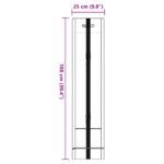 vidaXL Vrecia s pieskom 100 pcs Tmavozelená 100 x 25 cm HDPE – Obrázok 11