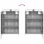 vidaXL Sada kúpeľňového nábytku 5 pcs Sivý Sonoma – Obrázok 10