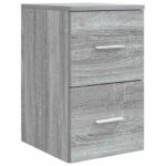 vidaXL Sada kúpeľňového nábytku 5 pcs Sivý Sonoma – Obrázok 4