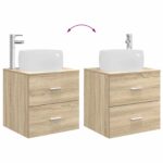 vidaXL Sada kúpeľňového nábytku 5 pcs Dub sonoma – Obrázok 11
