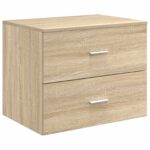 vidaXL Sada kúpeľňového nábytku 4 pcs Dub sonoma – Obrázok 4