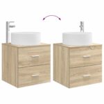 vidaXL Sada kúpeľňového nábytku 5 pcs Dub sonoma – Obrázok 11