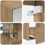 vidaXL Sada kúpeľňového nábytku 5 pcs Dub artisan – Obrázok 7