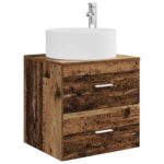 vidaXL Sada kúpeľňového nábytku 5 pcs Staré drevo – Obrázok 3