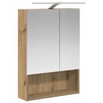 vidaXL Sada kúpeľňového nábytku 5 pcs Dub artisan – Obrázok 5