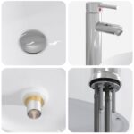 vidaXL Sada kúpeľňového nábytku 4 pcs Dub artisan – Obrázok 8