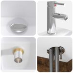 vidaXL Sada kúpeľňového nábytku 6 pcs Dymový dub – Obrázok 9