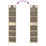 vidaXL Sada kúpeľňového nábytku 6 pcs Dub sonoma – Obrázok 12