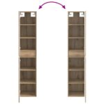 vidaXL Sada kúpeľňového nábytku 6 pcs Dub artisan – Obrázok 12